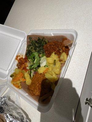 18. Daily Assorted Ethiopian Veggie Combo