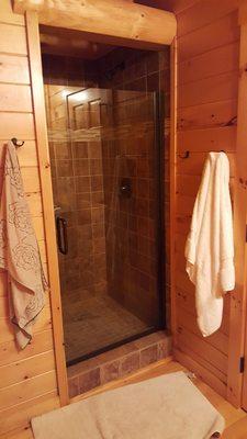 Large shower bathroom