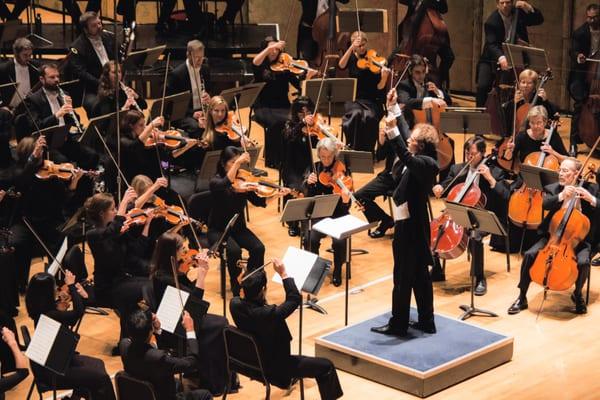 Music Director Steven Smith and the Richmond Symphony perform at the Carpenter Theatre in Downtown Richmond, VA.