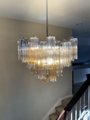 Chandelier Install