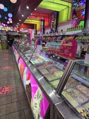 Huge selection of ice cream!