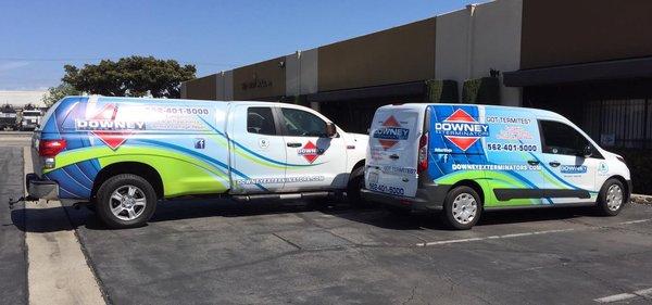 Part of the Downey Exterminators Fleet