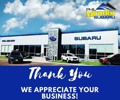 We appreciate your business!