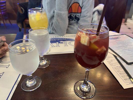 Red and white Sangria