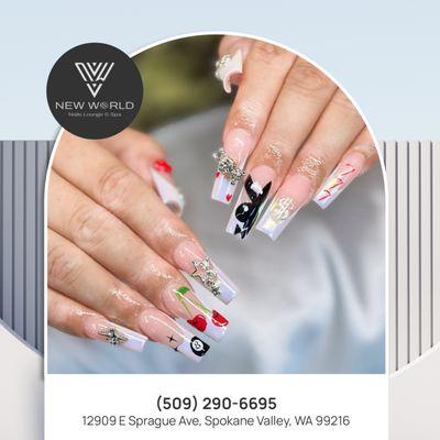 Come experience our stunning nail art designs and treat yourself to a fabulous new look!