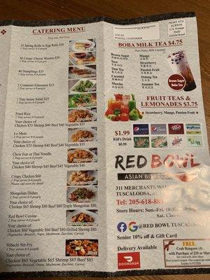 New Menu