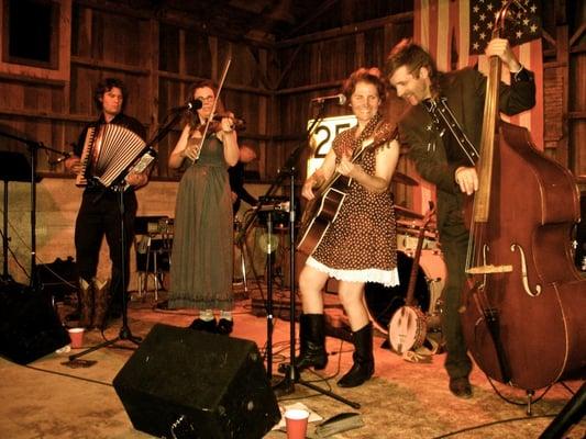 Upright Bass with the Vivants in Gualala, CA.