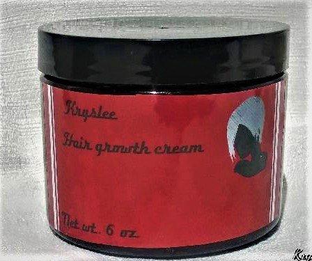 Hair growth cream great on coarse or mixed hair, also good for entangling and moisturizing.