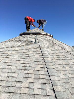 Shingle roof