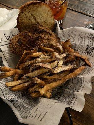 Crispy Southern Fried Chicken Sandwich