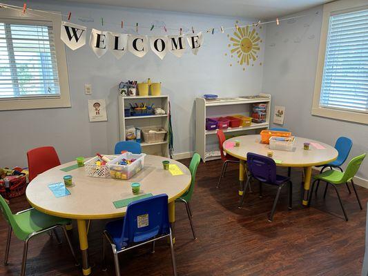 Inside our preschool.