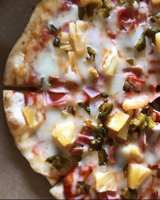 Spicy Canadian pineapple flatbread