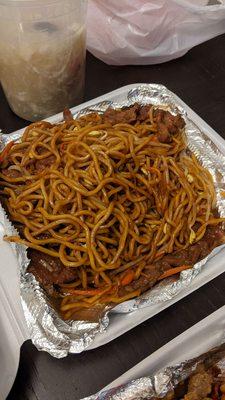 Beef chow mein