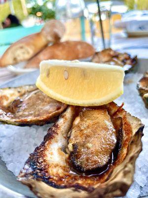 Chipotle butter oysters