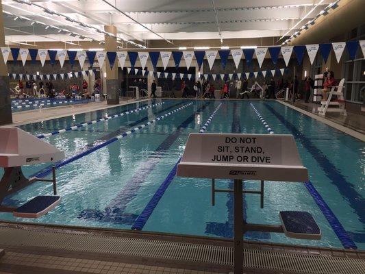 Indoor pool area