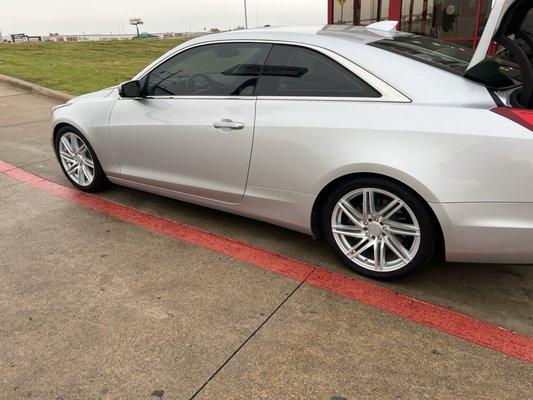 New rims and tires on my Cadillac premium performance ATS coupe