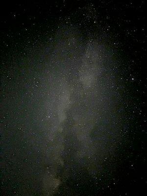 Clear shot of Milky Way