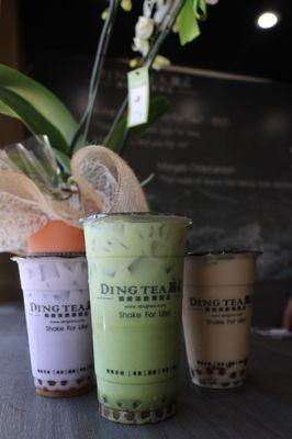 Taro , Matcha & Signature milk tea is a must try!