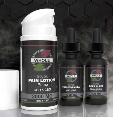 50/50 CBD and CBG For Pain and Sleep Formula