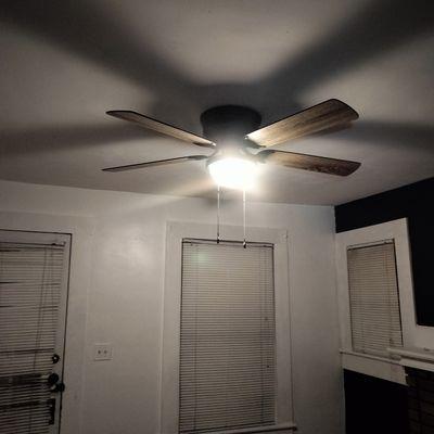 We take pride in our work this ceiling fan looked amazing 100 % Costomer satisfaction