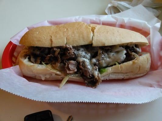 Half cheesesteak