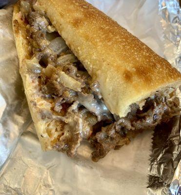 Bobbys Cheesesteak - this is outrageously good.