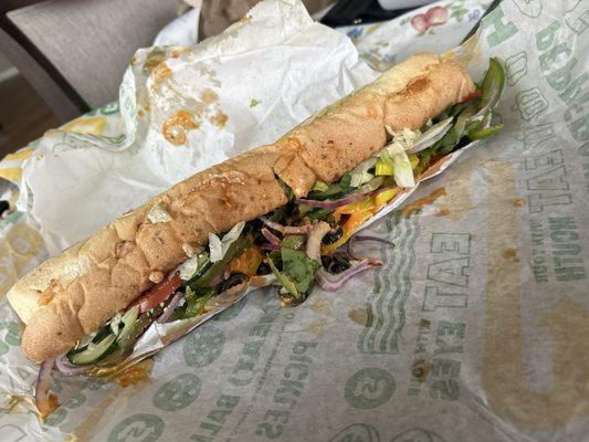 One of two foot long sub sandwiches for only $10.20 OTD.