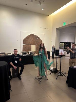 EMAYLA performing at the Bowers Museum