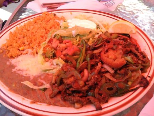 carne asada fajitas