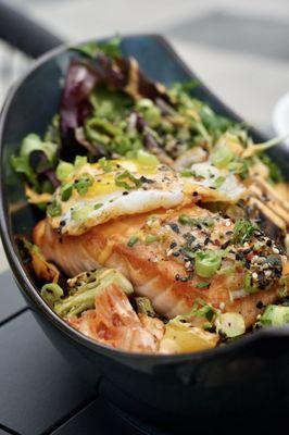 Rice Bowl with Miso Baked Salmon