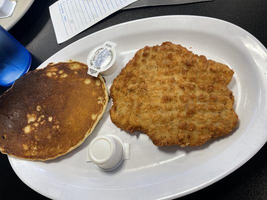 Cornbread pancake, not muffin!