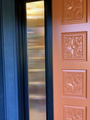 Reeded glass