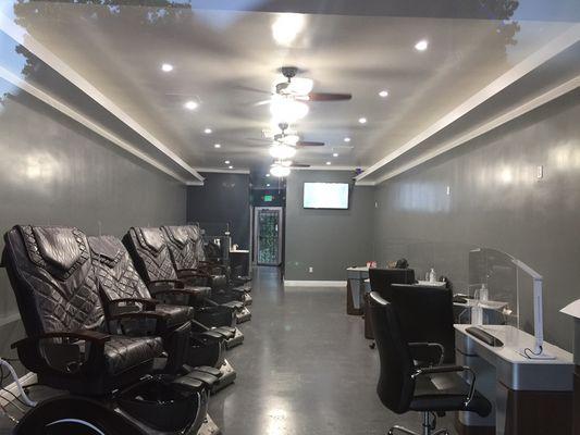 Inside view of the Salon