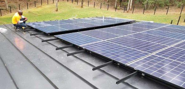 18kw solar installation