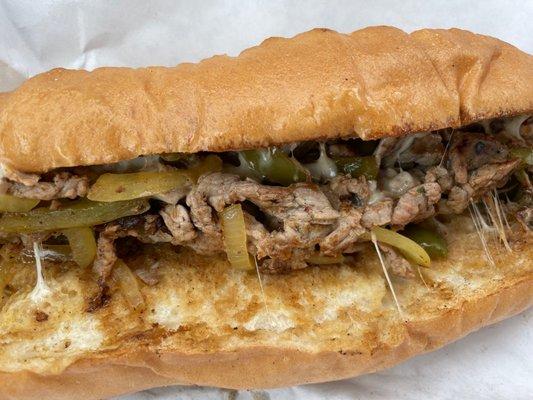 Pepper cheese steak