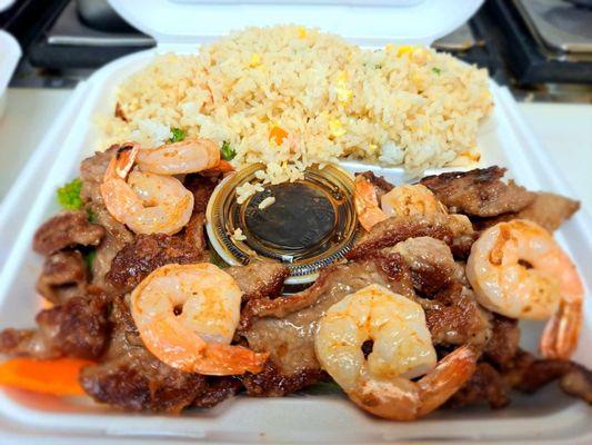 Beef Shrimp Teriyaki