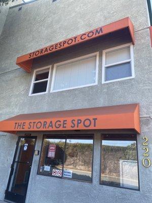 The front entrance to the best, most friendly storage facility!