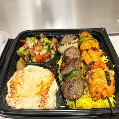 Kabab Plate (Chicken-Steak)