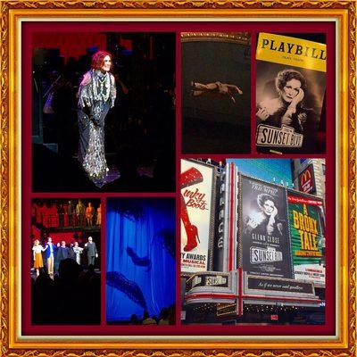 Montage of images from Sunset Boulevard