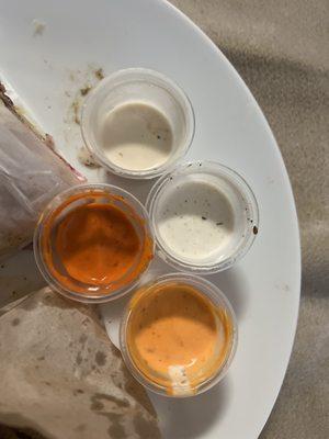 Unlabeled sauces