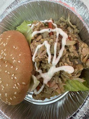 Jackfruit burger