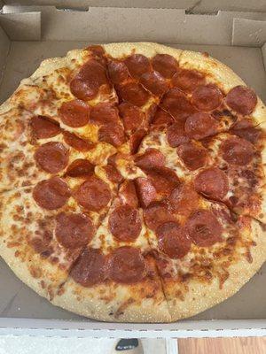 Pepperoni pizza