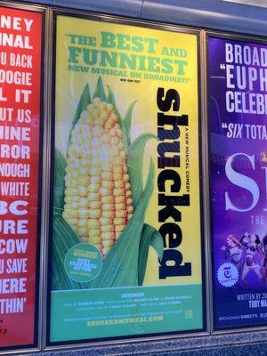 Poster in Shubert Alley