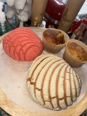 Conchas and mantecadas