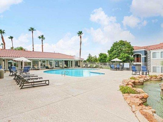 New pool at new office/clubhouse