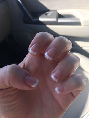 Gel French manicure