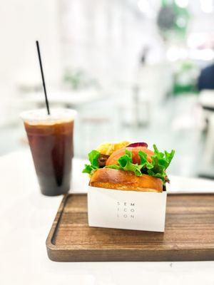 Bulgogi Sandwich & Iced Americano