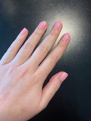 Mani with OPI "It's a girl!"