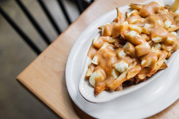 Classic Poutine: French fries and cheese curds, served with gravy