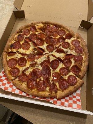 Pepperoni pizza